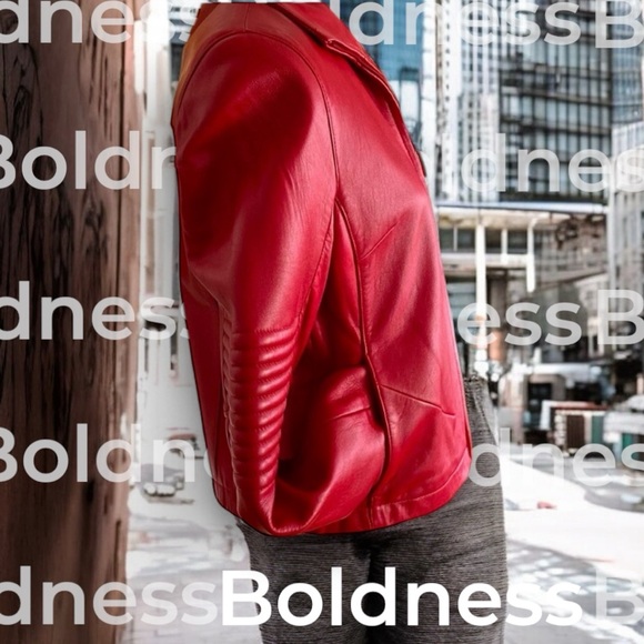 Kenneth Cole Jackets & Blazers - ❣️Leather Moto Jacket by Kenneth Cole ~ RARE Luxe Leather VHTF